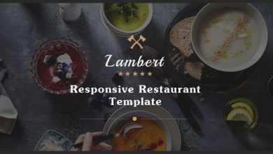 Photo of [Download-S2] Lambert - Restaurant / Cafe / Pub Template