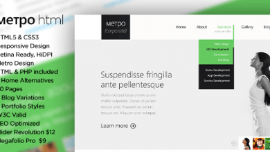 Photo of [Download-S2] Metpo - Responsive Retina HTML5 Template