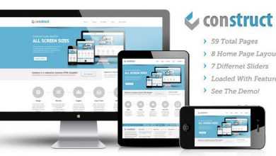 Photo of [Download-S2] Construct - Themeforest Responsive HTML5/CSS3 Template