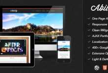 Photo of [Download-S2] Ability v1.9 - Responsive One Page Ajax WordPress Theme