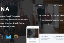 Photo of [Download-S2] Vana v1.0 - Responsive Email + StampReady Builder
