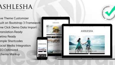 Photo of [Download-S2] Ashlesha v1.0 - Blog WordPress Theme