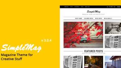 Photo of [Download-S2] SimpleMag v3.0.4 - Magazine theme for creative stuff