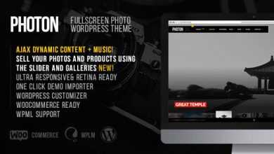 Photo of [Download-S2] Photon - Fullscreen Photography WordPress Theme