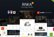Photo of [Download-S2] Riwa v1.3 - One Page HTML Parallax