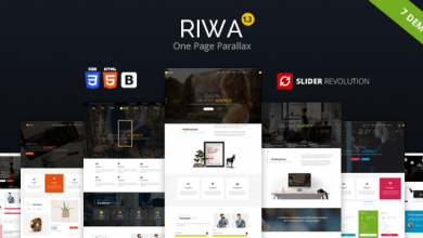 Photo of [Download-S2] Riwa v1.3 - One Page HTML Parallax