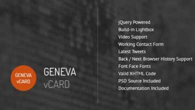 Photo of [Download-S2] Themeforest Geneva - Personal vCard Template