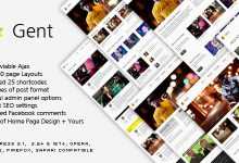 Photo of [Download-S2] Gent - Premium & Ajax WP Theme for Creative Themeforest