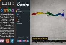 Photo of [Download-S2] Samba - Themeforest Colored Wordpress Theme