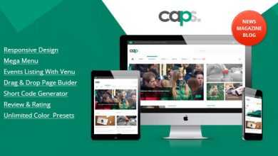 Photo of [Download-S2] Caps Responsive News/ Magazine Wordpress Theme