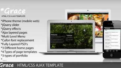 Photo of [Download-S2] Grace powerful HTML CSS AJAX Themeforest template