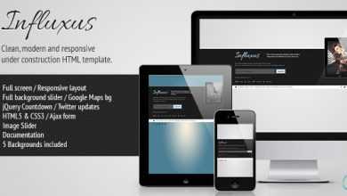 Photo of [Download-S2] Influxus - Responsive Under Construction Template