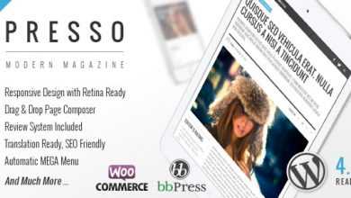 Photo of [Download-S2] PRESSO v1.12 - Clean & Modern Magazine Theme