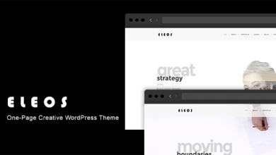Photo of [Download-S2] Eleos v1.3.3 - One-Page Creative WordPress Theme