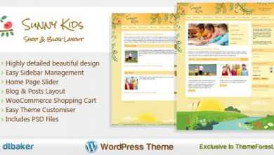 Photo of [Download-S2] Sunny Kids v1.3 - Responsive Creative WooCommerce Theme