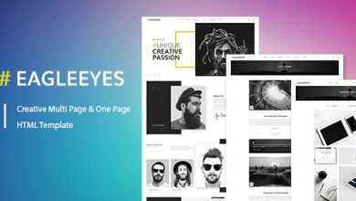 Photo of [Download-S2] EAGLEEYES - Creative multipages and One page HTML5 Template