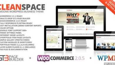 Photo of [Download-S2] CleanSpace v2.7.3 - Retina Ready Business WP Theme