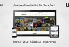Photo of [Download-S2] FUNDER - Bootstrap Crowdfunding Site (Single Page)