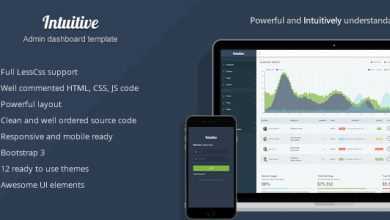 Photo of [Download-S2] Intuitive - Bootstrap Admin Dashboard Template