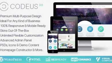 Photo of [Download-S2] Codeus v3.2.2 - Multi-Purpose Responsive Wordpress Theme