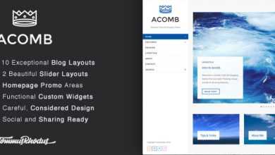 Photo of [Download-S2] Acomb v1.0.7 - Responsive Blogging WordPress Theme