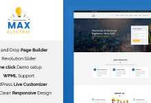 Photo of [Download-S2] Max Electric v1.1 - Electrician WordPress Theme