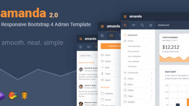 Photo of [Download-S2] Amanda v2.0 - Responsive Bootstrap 4 Admin Template