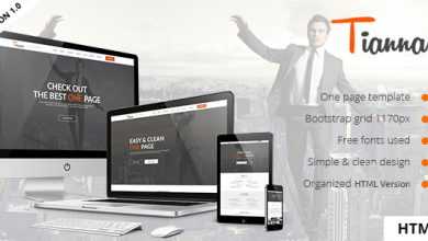 Photo of [Download-S2] Tianna - One Page HTML5 Template