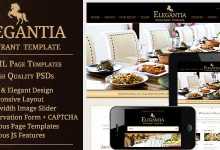 Photo of [Download-S2] Elegantia - Restaurant and Cafe HTML Template