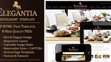 Photo of [Download-S2] Elegantia - Restaurant and Cafe HTML Template