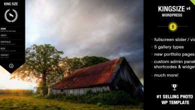 Photo of [Download-S2] King Size v4.1.5 - Themeforest Fullscreen Background WP Theme