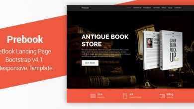 Photo of [Download-S2] Prebook - eBook Landing Page Responsive Bootstrap 4 Template