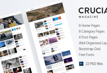 Photo of [Download-S2] Crucial - Magazine Bootstrap 3 Responsive HTML Template