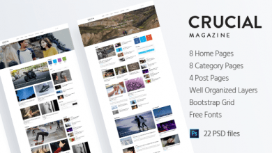 Photo of [Download-S2] Crucial - Magazine Bootstrap 3 Responsive HTML Template