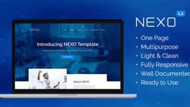 Photo of [Download-S2] NEXO v1.1 - Multipurpose One Page HTML5 Template