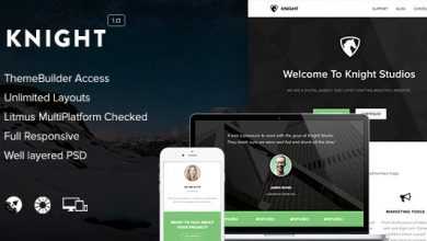 Photo of [Download-S2] Knight - Responsive Email + Themebuilder Access