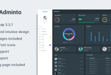 Photo of [Download-S2] Adminto v1.5 - Responsive Admin Dashboard