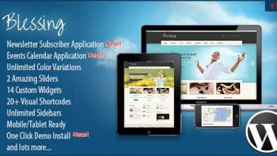 Photo of [Download-S2] Blessing v1.2.8 - Premium Responsive WordPress Theme