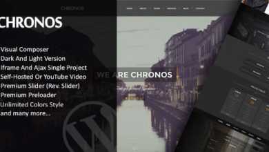 Photo of [Download-S2] Chronos – Parallax One Page WordPress Theme