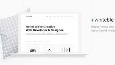 Photo of [Download-S2] Whiteble - Minimal Portfolio, Agency, Shop, Creative HTML Template