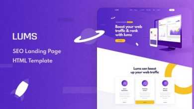 Photo of [Download-S2] Lums v1.0 - SEO Landing HTML Template