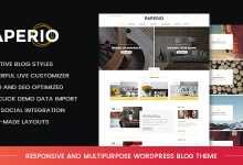 Photo of [Download-S2] Paperio v1.4 - Responsive and Multipurpose Blog Theme