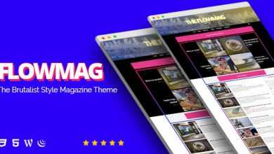 Photo of [Download-S2] FlowMag v1.0 - Brutalist WordPress Magazine Theme