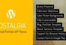Photo of [Download-S2] Nostalgia v7.1 - Responsive Portfolio WordPress Theme