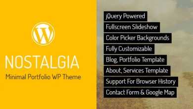 Photo of [Download-S2] Nostalgia v7.1 - Responsive Portfolio WordPress Theme