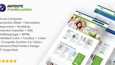 Photo of [Download-S2] Antidote v1.1.7 - Health & Medical Wordpress Theme