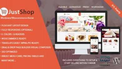 Photo of [Download-S2] Justshop v7.64 - Cake Bakery Restaurant WordPress Theme