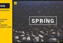 Photo of [Download-S2] Spring - Creative One Page Template