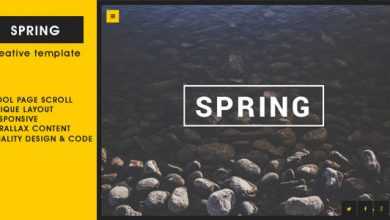 Photo of [Download-S2] Spring - Creative One Page Template