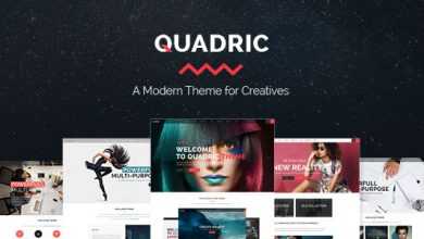 Photo of [Download-S2] Quadric v1.2.1 - A Modern Theme for Creatives